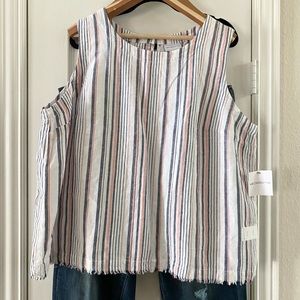 Liz Claiborne NWT linen top tank plus size xxl 2x